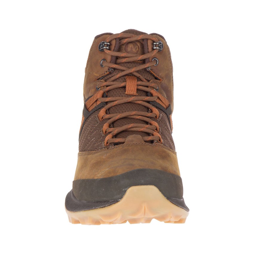 Bottes Merrell Zion Mid Waterproof Marron Homme | I.O.YNGB